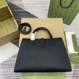 Borsa shopping misura media con chiusura a moschettone 806205 31x22x10cm