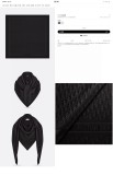 Sciarpe Dior 140X140CM