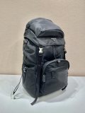 Zaino in Re-Nylon e pelle Saffiano  2VZ090 32x57x19cm