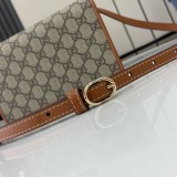 Mini borsa a spalla GG EMBLEM 820688 20x12.5x5cm