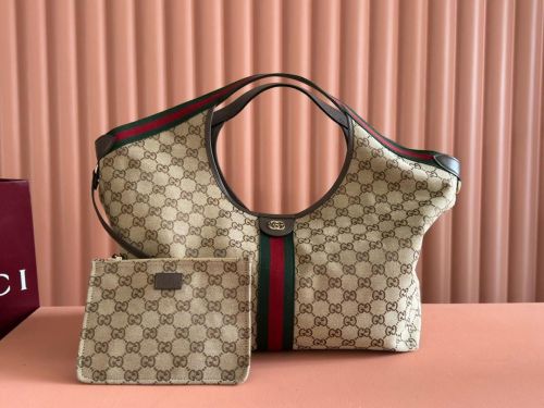 Borsa Shopping Gucci Giglio 60x47x16cm