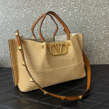 Borsa shopping Media in Rafia 35x25x17cm