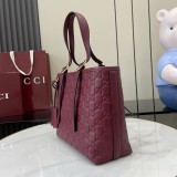Borsa shopping GG Emblem 847456 25x20x10cm