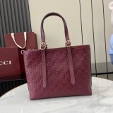 Borsa shopping GG Emblem 847456 25x20x10cm