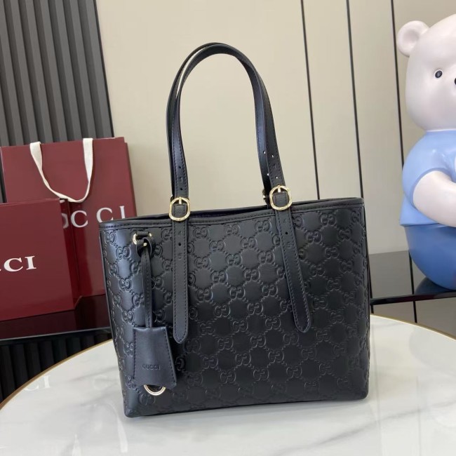 Borsa shopping GG Emblem 847456 25x20x10cm