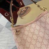 Mini borsa a secchiello GG Emblem 815118  19x18x11cm