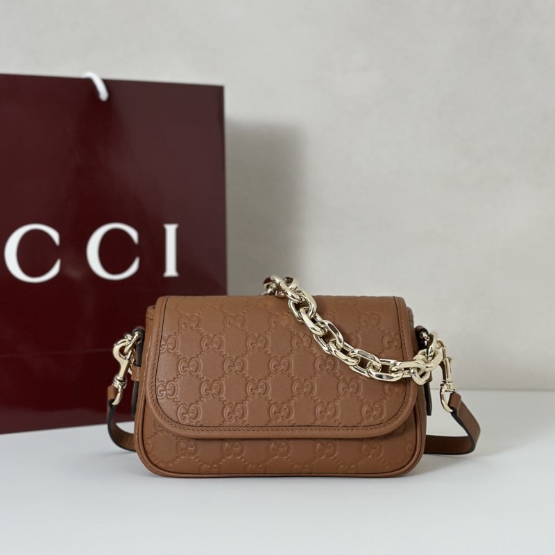 Borsa a spalla GG Emblem 847448 20.5x13x7cm