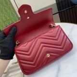 Borsa a spalla GG Marmont 751526  21x12x5cm