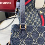 Borsa Shopping Gucci Giglio 25x20x15cm