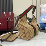 Borsa Shopping Gucci Giglio 25x20x15cm