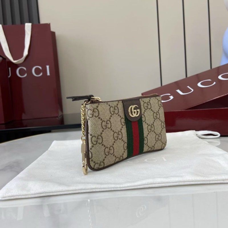 Pochette Portachiavi Ophidia con cerniera 