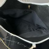 Pronta Consegna Hobo Chanel intrecciato effetto paglia abbinato a pelle bovina 30x33x13  (Punto più largo 43cm)