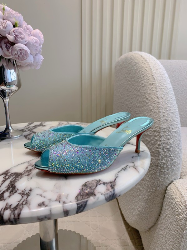 Mule Louboutin Tacco 7 cm 35-41