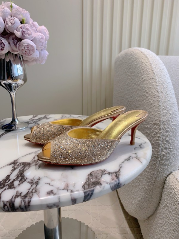 Mule Louboutin Tacco 7 cm 35-41