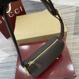 Gucci Half Horsebit caffè 19cm x 19.5cm x 9cm