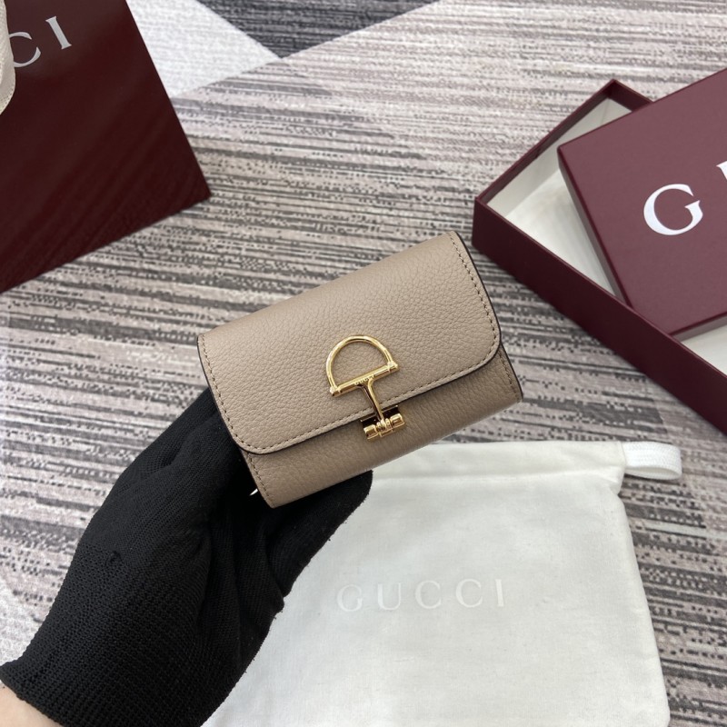 Gucci Half Horsebit taupepelle 10.5cm x 7cm x 3cm