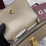 Gucci Half Horsebit taupepelle 10.5cm x 7cm x 3cm