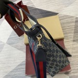 Gucci Giglio denim 50cm larghezza x 47cm   x 14cm