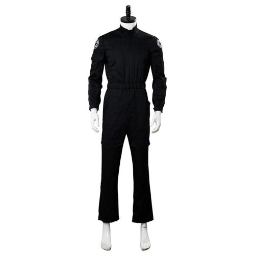 Star Wars Imperial Tie Fighter Pilot Black flightsuit uniform jumpsuit