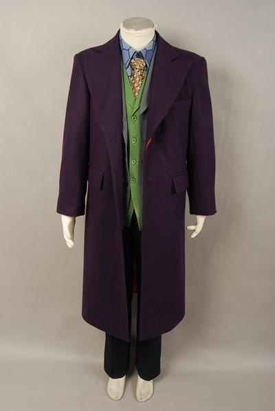 purple joker trench coat