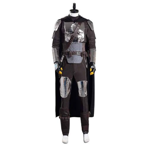 The Mandalorian S2 Coat Uniform Outfit Beskar Armor Halloween Carnival Suit Cosplay Costume