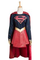 CBS Supergirl Kara Zor-El Danvers Costume + Cape Cosplay Costume