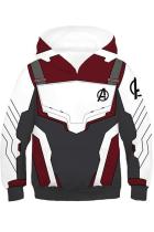 Kids Avengers 4 Endgame Hoodie Captain Ameriaca Quantum Realm Suit Pullover Sweatshirt Unisex