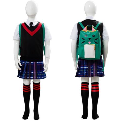 2019 Spider-Man: Into the Spider-Verse Peni Parker Cosplay Costume for Kids Little Girls
