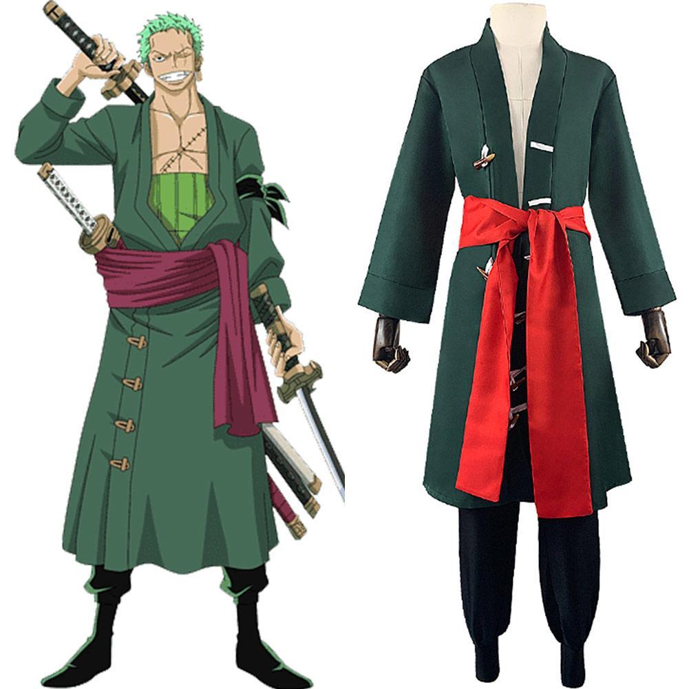 £ 43.99 - One Piece - Roronoa Zoro Cosplay Costume Outfits Halloween