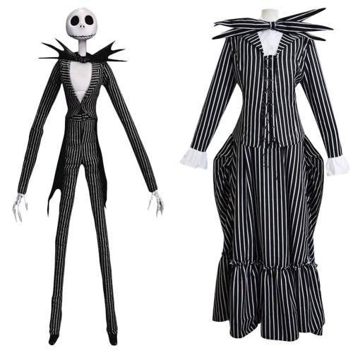 The Nightmare Before Christmas Jack Skellington Cosplay Costume Dress Outfits Halloween Carnival Suit