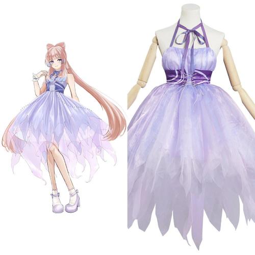 Genshin Impact Sangonomiya Kokomi Cosplay Costume  Lolita Dress Outfits Halloween Carnival Suit Re-creation Design