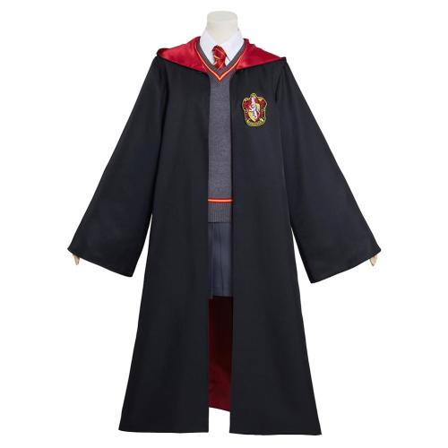 Harry Potter Gryffindor Hermione Granger Cosplay Costume Magic Robe Outfits Halloween Carnival Suit