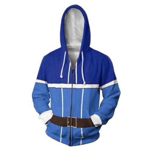 Fairy Tail Fairy Tail Juvia  Cosplay Zip Up Hoodie 3D Printed Hooded Sweatshirt Men Women Casual Streetwear Jacket Coat Pullover