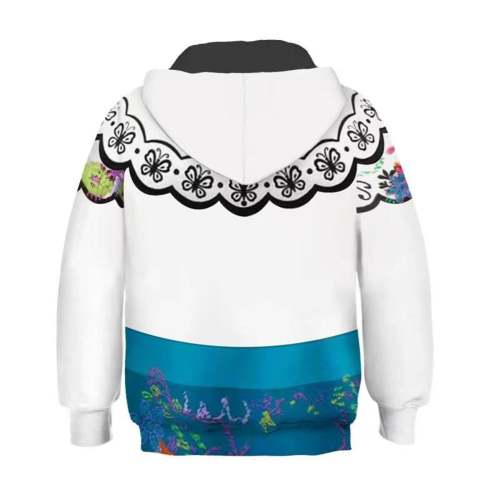 Encanto Mirabel Cosplay Hoodie 3D Printed Hooded Sweatshirt Kids Children Casual Streetwear Pullover