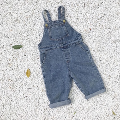 Custom baby jeans super soft stretchy mid-high rise pencil pants for kids elastic waistband children jeans