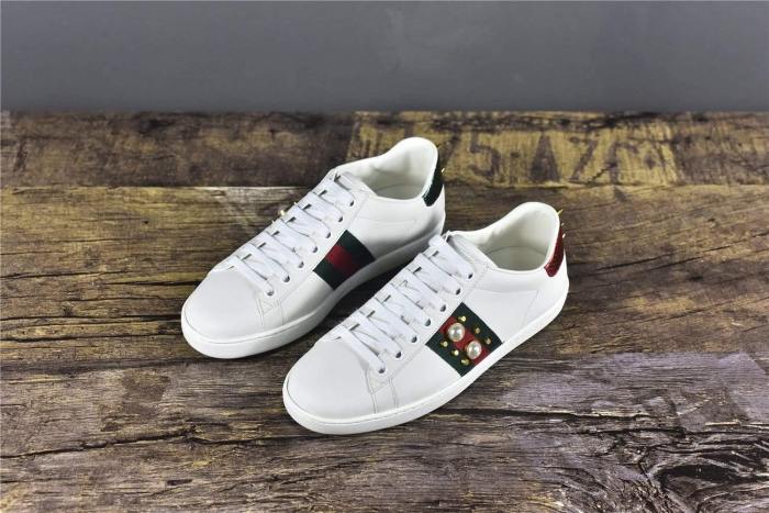 Gucci Ace Studded Pearl