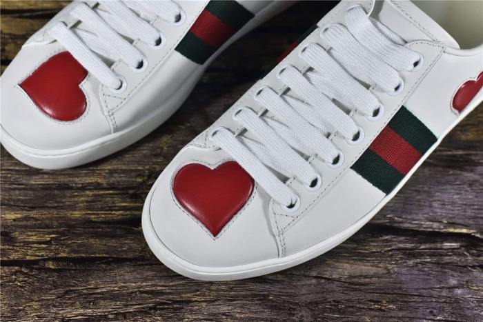 Gucci Ace Embroidered Heart