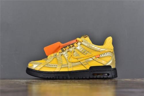 Nike Air Rubber Dunk Off-White University Gold