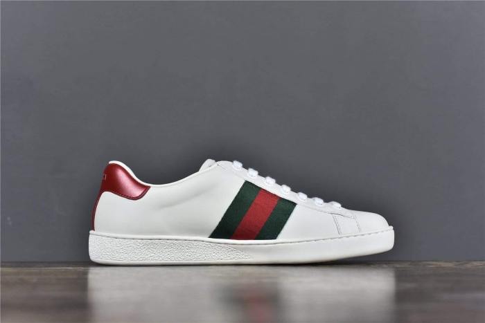 Gucci Ace Embroidered Dog (White)