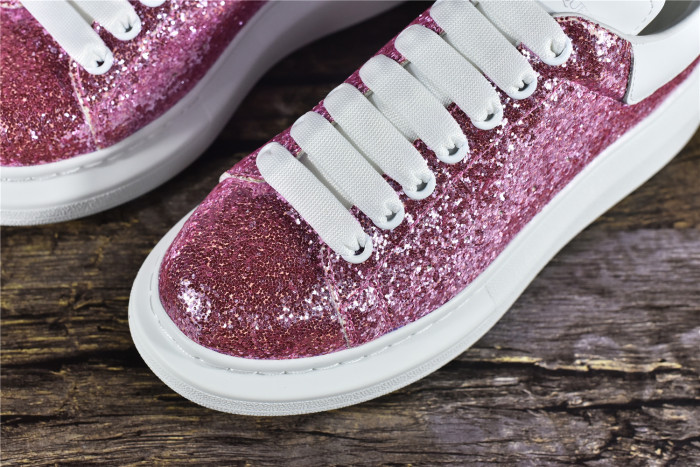 Alexander McQUEEN Oversized Sneaker Pink Glitter