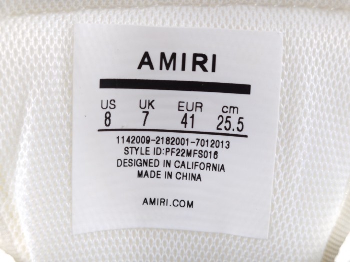 AMIRI SKEL-TOP Pure White 