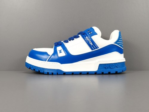 LV Trainer Paint Blue White