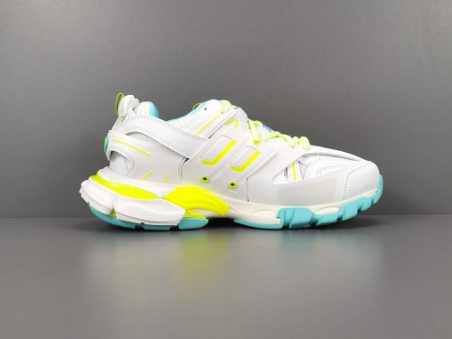 Balenciaga Track Sneakers White/Fluo