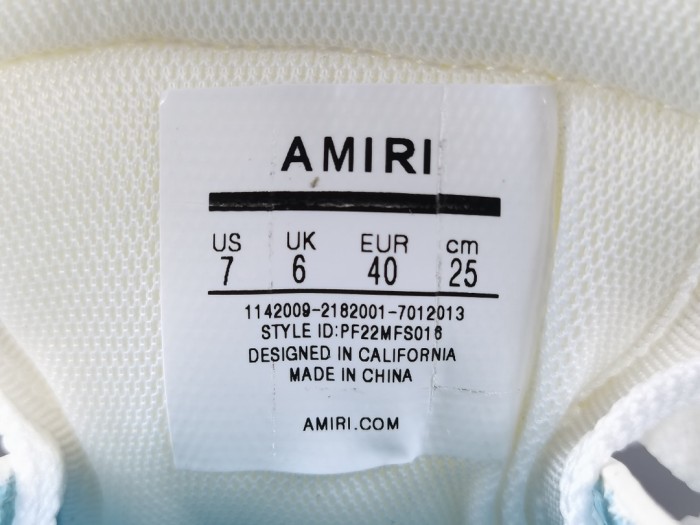 AMIRI SKEL-TOP White and Oth