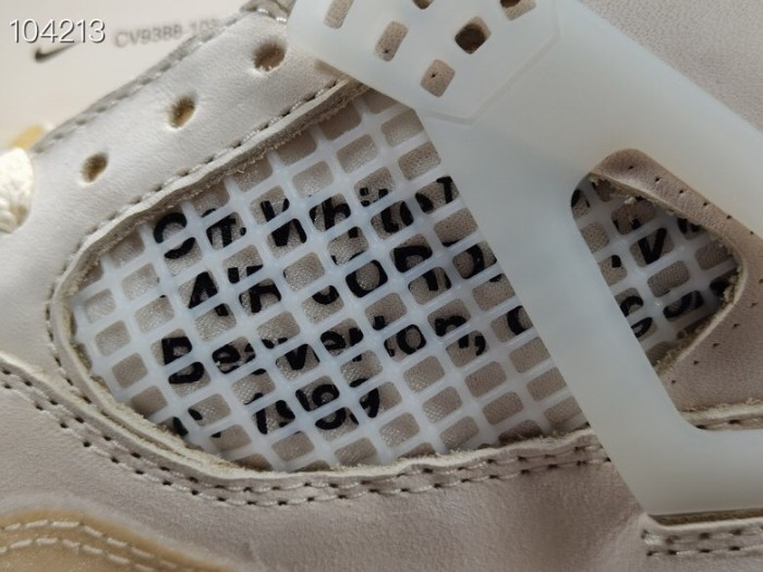 Jordan 4 Retro Off-White Sail