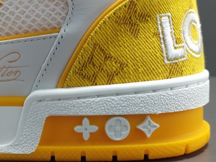 LV Trainer Monogram Denim Yellow