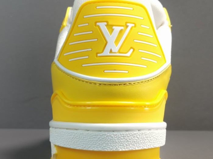 LV Trainer Yellow White Monogram
