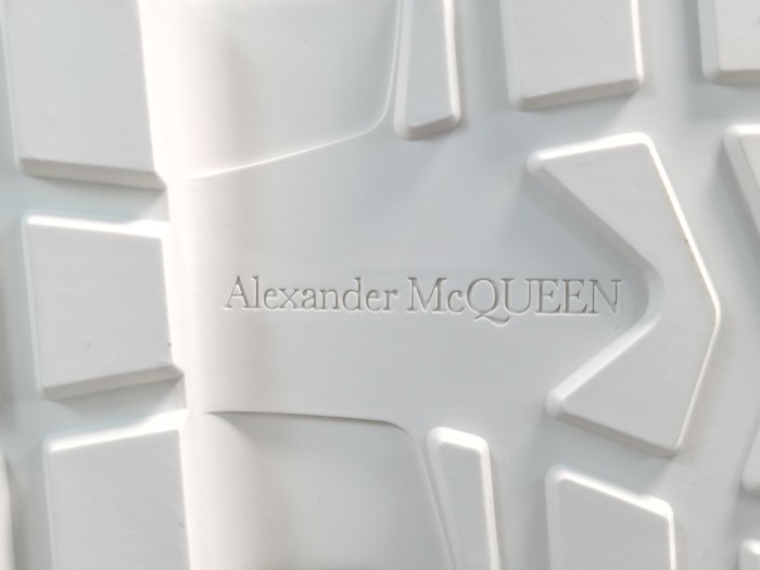 Alexander McQueen Tread Slick Low Lace Up Black White