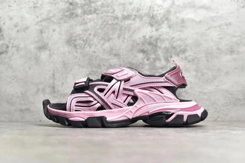 Balenciaga Track Sandal Neon Pink