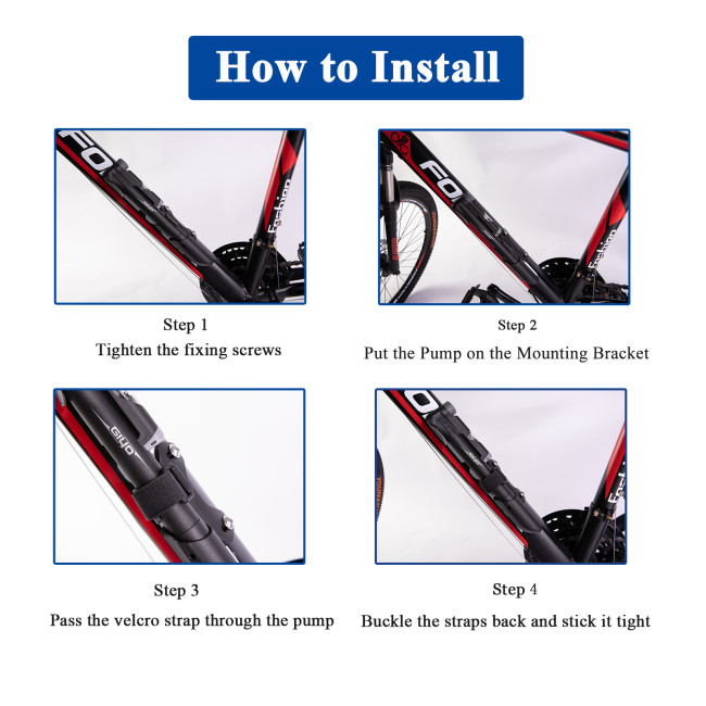 how to use a giyo bike pump